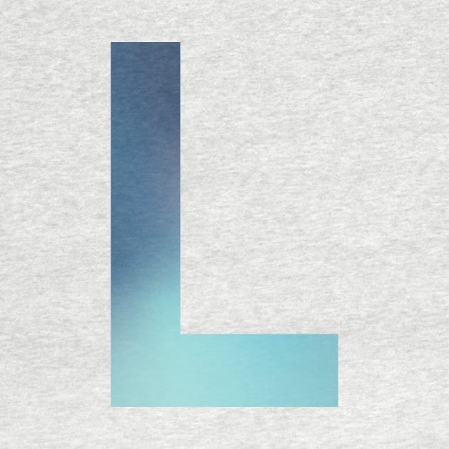 Gradient Letter L Initial Alphabet by murialbezanson